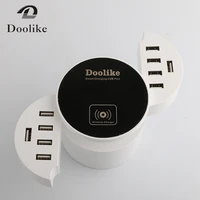 wireless charger 10 usb ports 5v 8 2a universal home cute mobile phone quick safe portable charger adapter uk eu us plug white