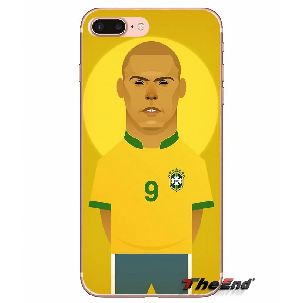 Чехол для Sony Xperia Z Z1 Z2 Z3 Z5 compact M2 M4 M5 E3 T3 XA Aqua LG G4 G5 G3 G2 Mini Brazil Ronaldo Luiz Nazario R9 Star |
