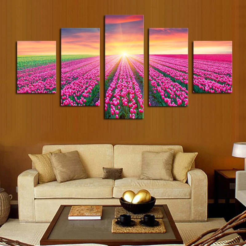 2017 Ограниченная серия современных роз Hd Картина на холсте Печать настенное