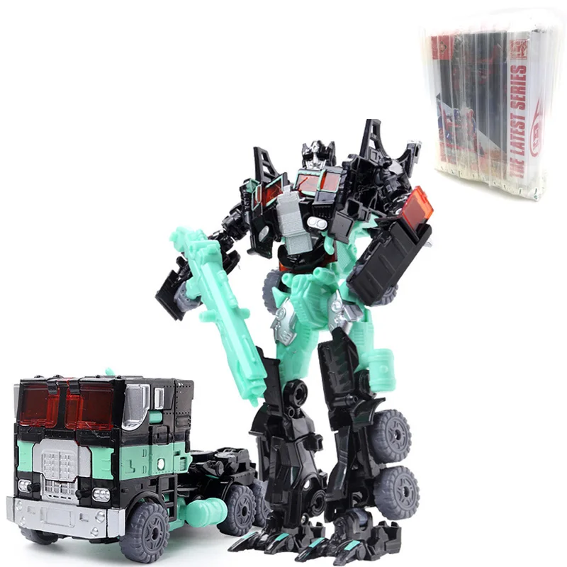 I With Box 19cm Transformation Car Robot Dinosaur Deformation Tobot Toy Optimus Action Figures Gifts Model Children Super Hero - Цвет: I With Box