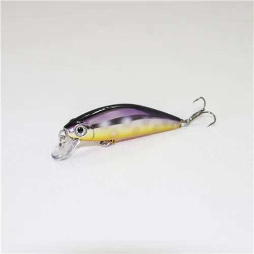 Color D Le fish 50 мм 6,5 г JERKBAIT ishing Тонущая приманка гольян воблер, твердая приманка для окуня Щука искусственная приманка - Цвет: Color D