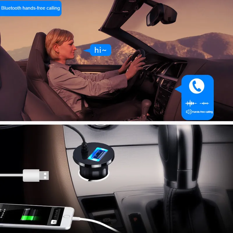 Комплект беспроводной связи Bluetooth для автомобиля MP3 плеер 3 5 мм AUX аудио A2DP