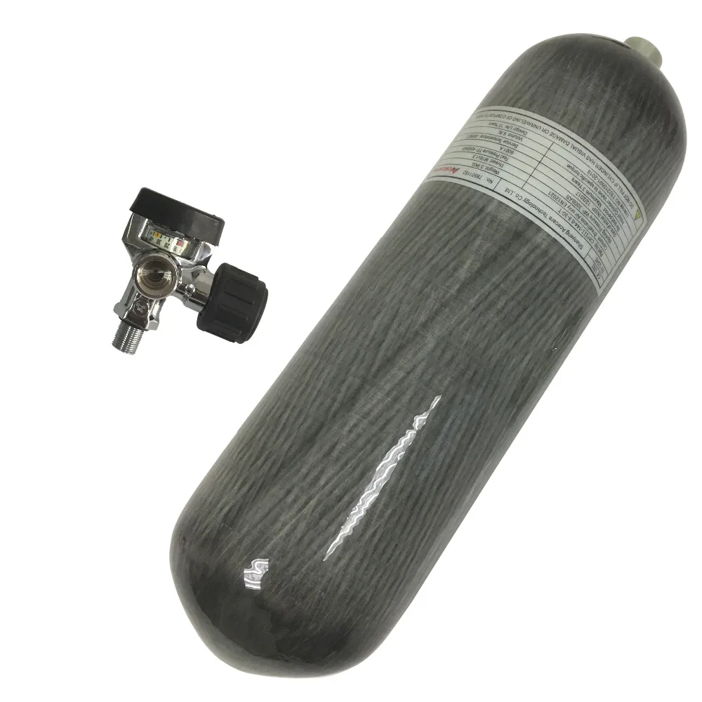 

AC16821 High Pressure 6.8L 300bar Air Tank For PCP Rifle Hunting Airsoft Gun Or Paintball With 3.9kg Empty Weight Drop Shipping