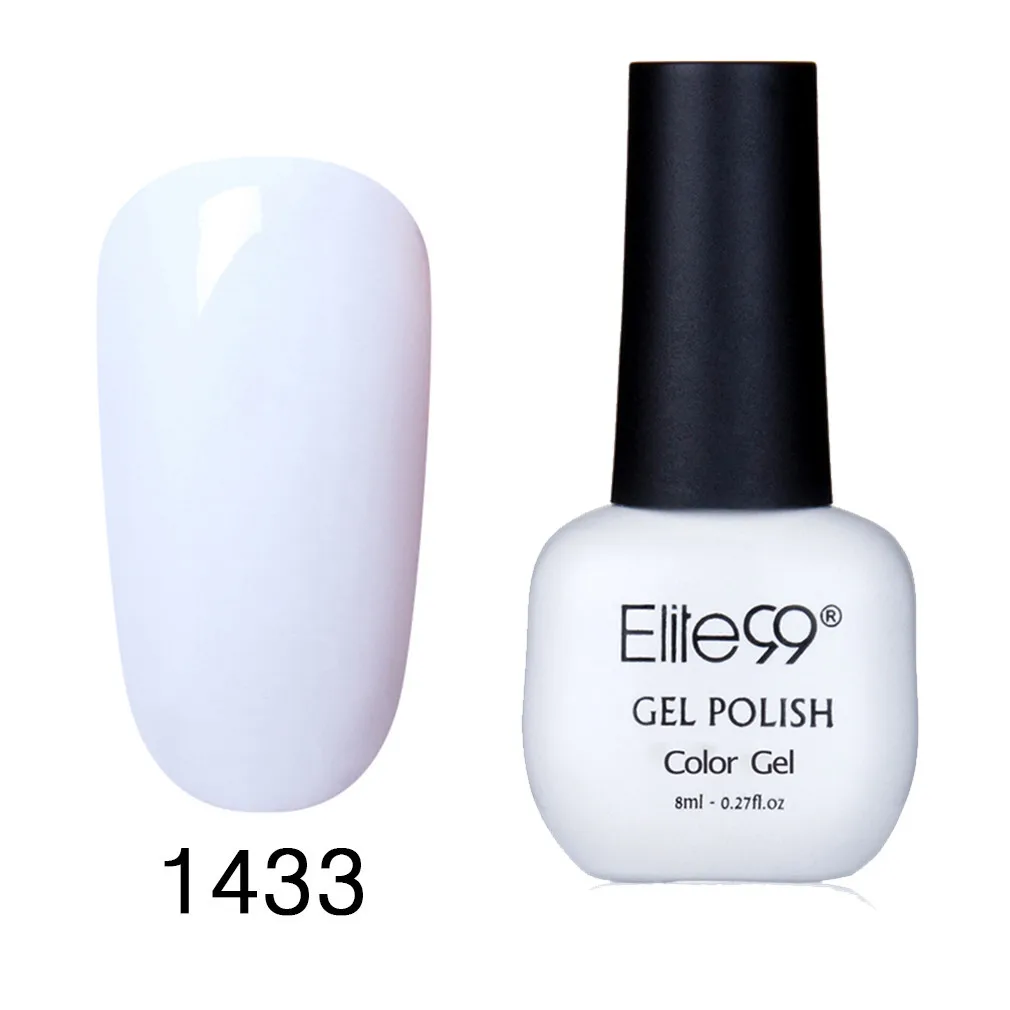 G1433 Elite99 8 мл Лидер продаж Цвет, гель, лак для ногтей, био-Гели Soak Off УФ полу Перманентный лак для ногтей Lucky лак Лаки - Цвет: G1433
