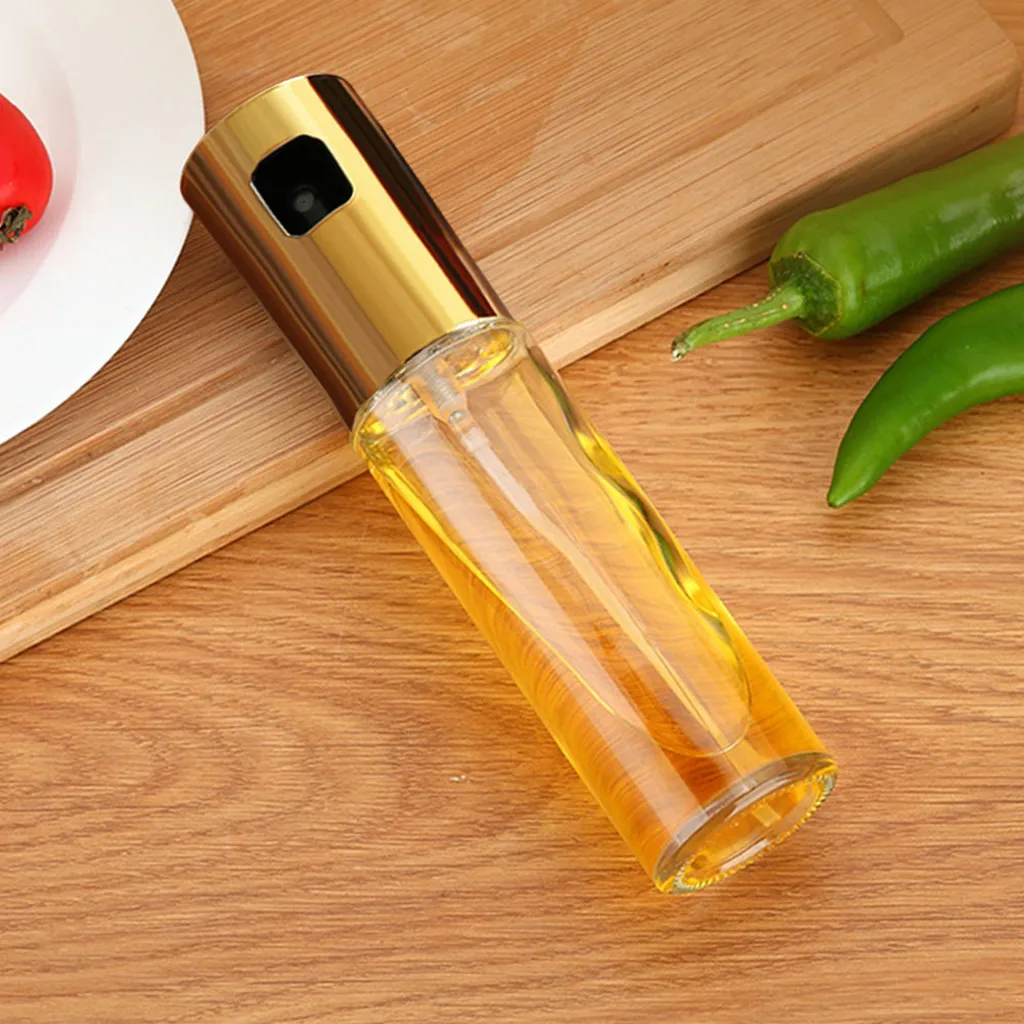 Стеклянный распылитель оливкового масла бутылка для распыления нержавеющая