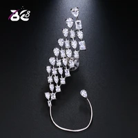 be 8 2018 hot sale new style accessories simple design single statement earrings square shape drop earrings for women e468