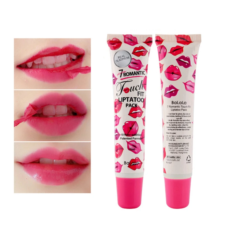 5 Colors Tattoo Lipstick My Lip Tint Pack Waterproof Long Lasting Lipgloss Wow Baton Matte Red Stick Peeling Cosmetic | Красота и