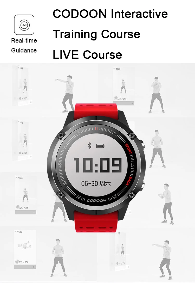 xiaomi mijia codoon умные Спортивные gps часы S1 работа со смартфоном приложение мониторинг сердечного ритма/50 метров водонепроницаемый
