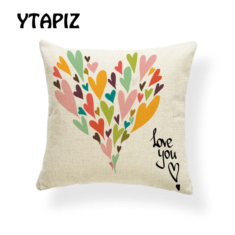 Красный зеленый серый синий в форме сердца иллюстрация любовь наслаждайтесь