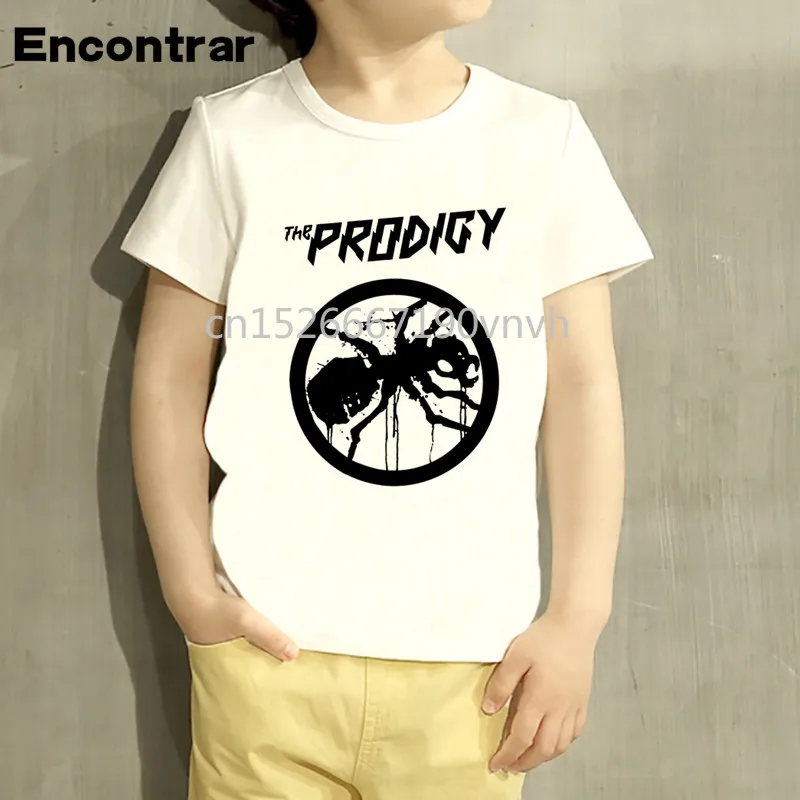 Детская футболка для маленьких мальчиков и девочек с дизайном PRODIGY EXPERIENCE Детские