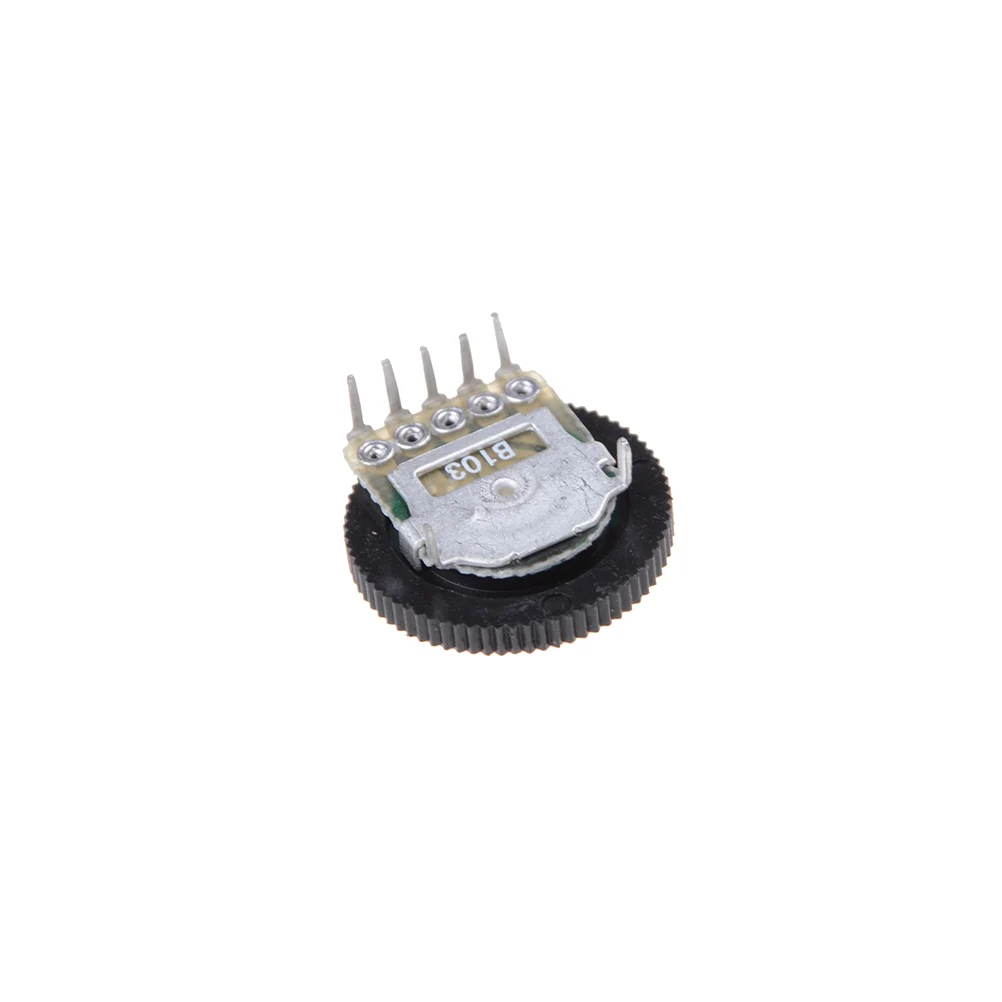 10 шт. двухциферблатный конический потенциометр B103 16 х2 мм кОм|potentiometer double|potentiometer