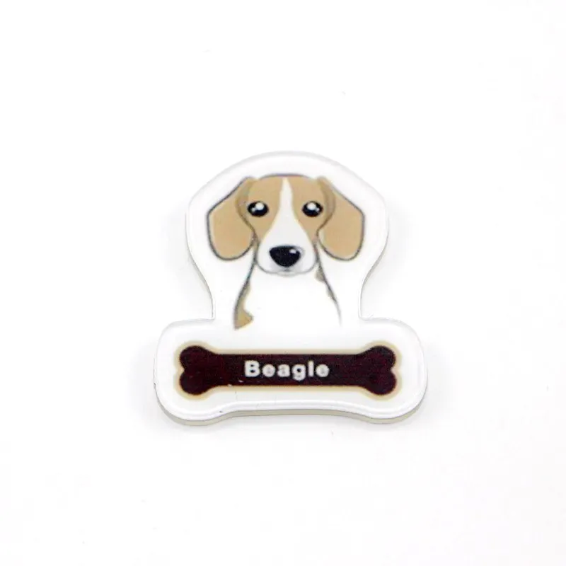 1 шт. мультфильм значки милых животных Собака Броши акрил рюкзак декоративная