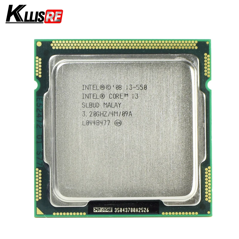Оригинальный процессор Intel Core i3 550 3 2 ГГц 4 Мб кэш памяти LGA1156 б/у|desktop cpu|intel core i3intel |