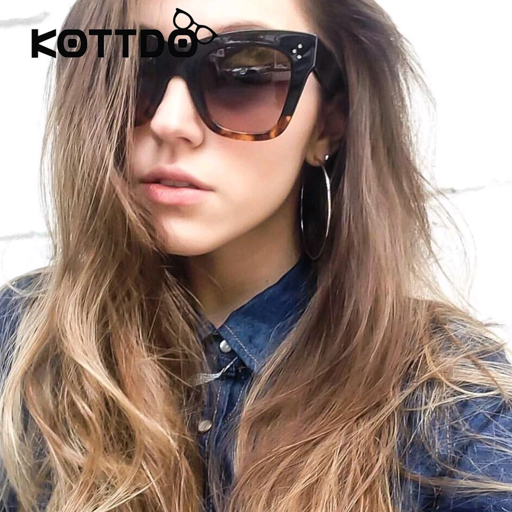 Роскошные площади Солнцезащитные очки для женщин Для Мода Брендовая