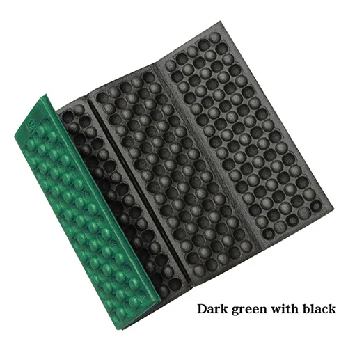 Dark Green and Black Мягкая Водонепроницаемая двойная походная переносная подушка для пикника, подушка для сиденья, уличная Складная Походная влагостойкая Подушка, наматрасник - Цвет: Dark Green and Black