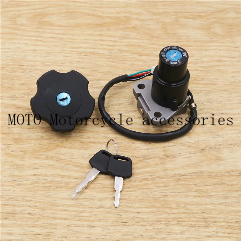 

Motorcycles Ignition Switch Gas Cap Seat Key Lock Set For Yamaha Serow 225 XT225/ DT200 DT200R 1991-1994 92 93