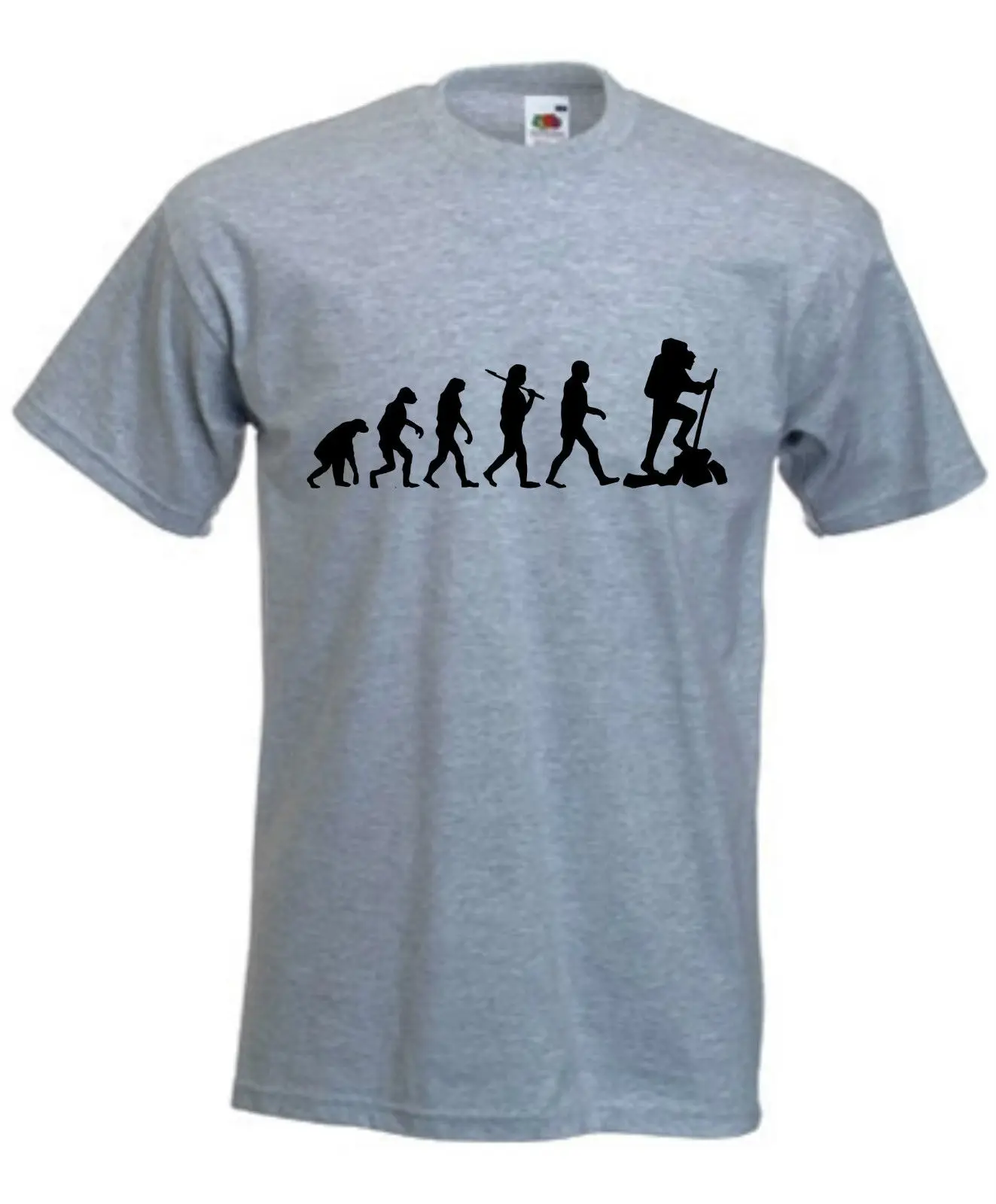 Футболка с рисунком EVOLUTION OF футболка HIKER для прогулок новые футболки Забавные