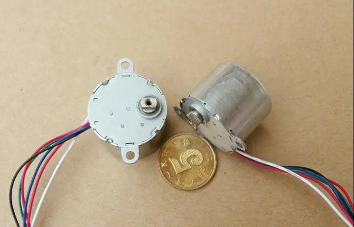 28YBJ-48 DC5V 46ohm Two phase six wire decelerate stepper motor R07 | Обустройство дома