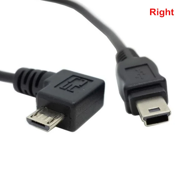 Мини USB разъем 5 контактный прямой и 90 градусов прямоугольный Micro штекер кабель