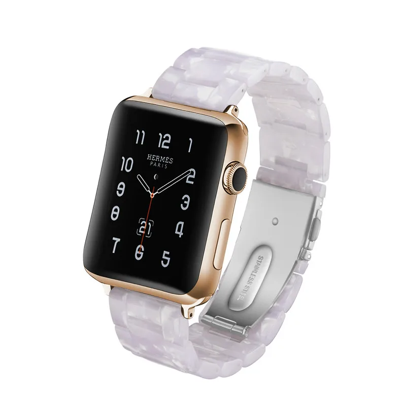 38/40/42/44 мм Модный повседневный ремешок для Apple Watch серии 3 2 1 браслет iWatch полимерный