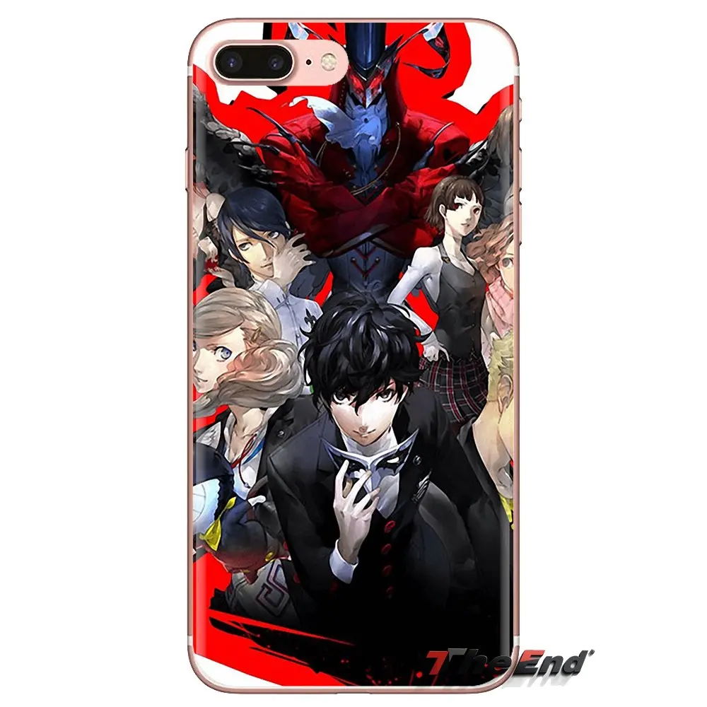 Persona 5 Soft Transparent Shell Covers For Xiaomi Mi4 Mi5 Mi5S Mi6 Mi A1 A2 5X 6X 8 9 Lite SE Pro Max Mix 2 3 2S |