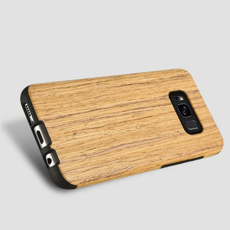 KISSCASE натуральная деревянная текстура чехол для телефона samsung Galaxy S10 Plus S10E S8 дерево зерна мягкие чехлы для samsung S8 Plus чехлы чехол samsung s8 samsung s8 чехол samsung s10e чехол samsung s10 чехол - Цвет: Light Brown