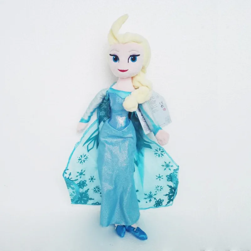 

Disney Kid Toys 2 PCS/Lot 40CM Cartoon Movies Frozen Princess Elsa Anna Plush Toys Dolls For Children Gift