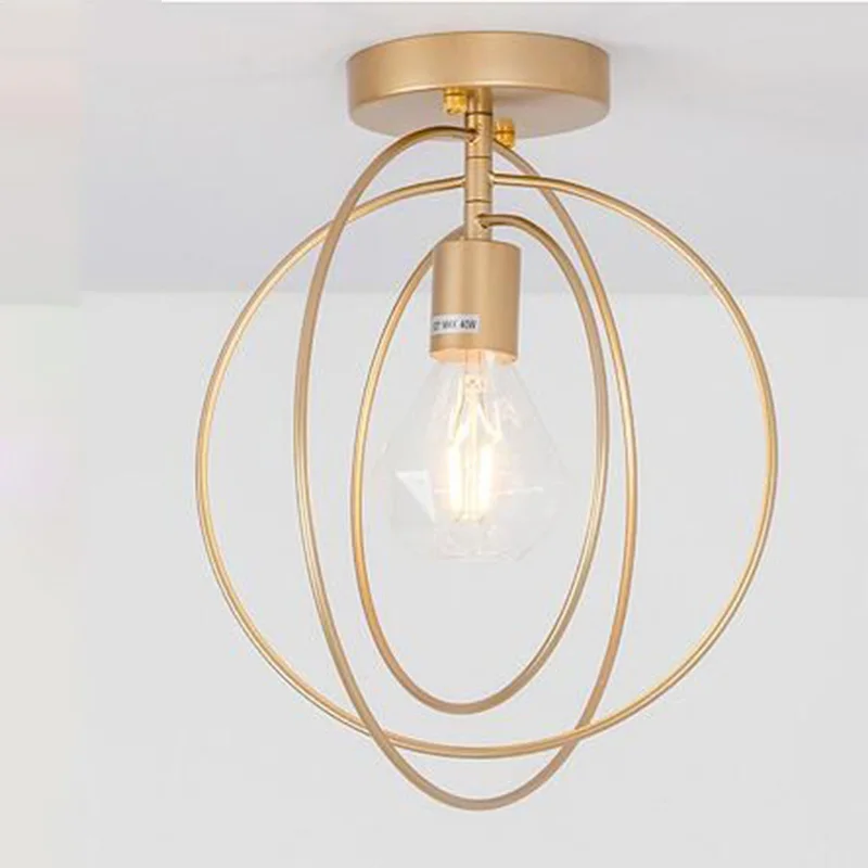 Винтажные светодиодные потолочные светильники Люстра для потолка лампа прохода