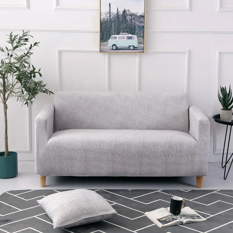 All-inclusive Living Room Sectional Sofa Cover Spandex Elastic Polyester Slipcovers Tight Wrap Protector Stretch Couch | Дом и сад