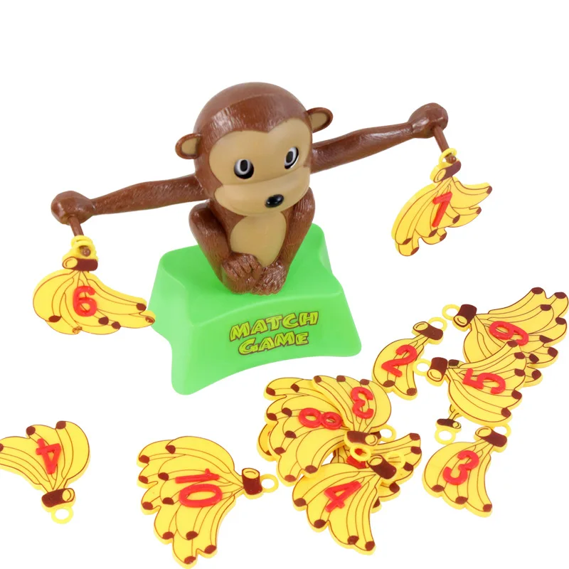 Match game Board Monkey Math Balancing Scale Number Balance Game Children Educational Toy to Learn add and subtract | Игрушки и хобби