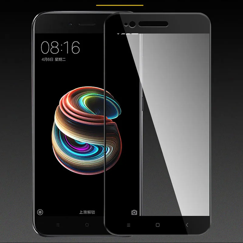 Закаленное стекло с полным покрытием для xiaomi mi a1 prime защита экрана xiomi mia1