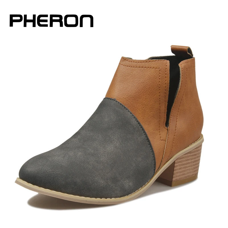 POLALI/Модные женские ботинки с острым носком классические ботильоны повседневная