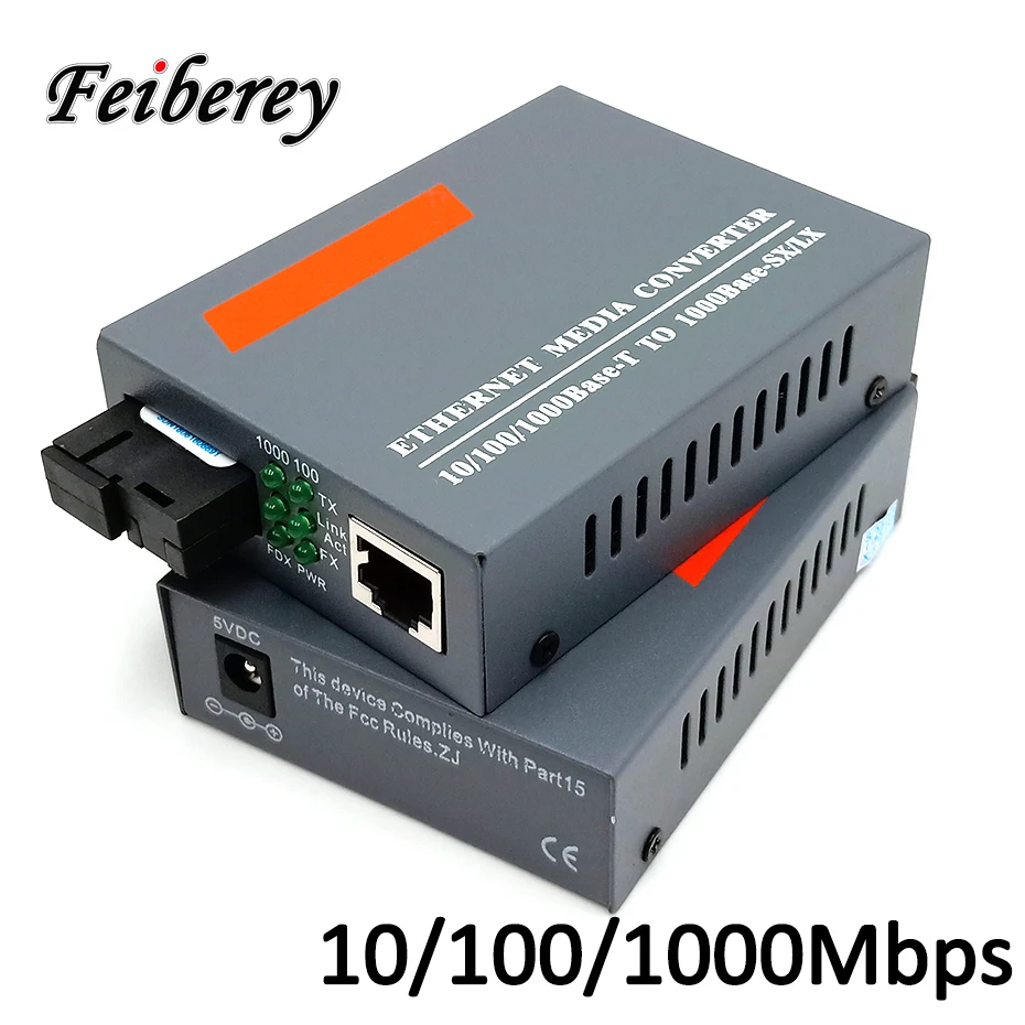 HTB GS 03 A/B волоконно оптический медиаконвертер Gigabit Ethernet 1000 Мбит/с один режим SM