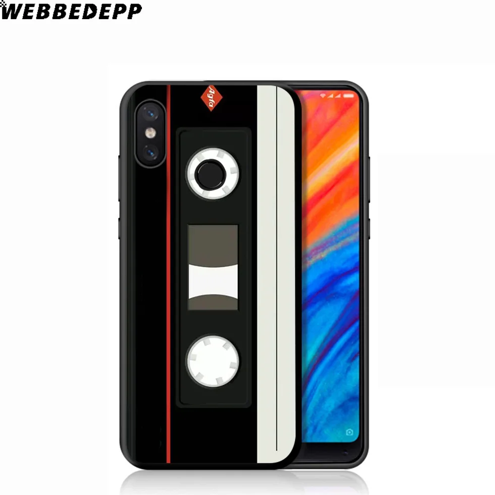 WEBBEDEPP музыкальная кассета Mixtape мягкий чехол для Xiaomi Mi 9T 9 8 SE 6 A1 A2 A3 Lite MiA1 MiA2 MiA3 F1 MAX 3