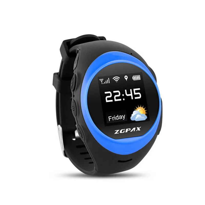 S888 Android/IOS смарт наручные часы 1.2 дюймов HD SOS GPS фунтов WI FI Bluetooth четверка найдите