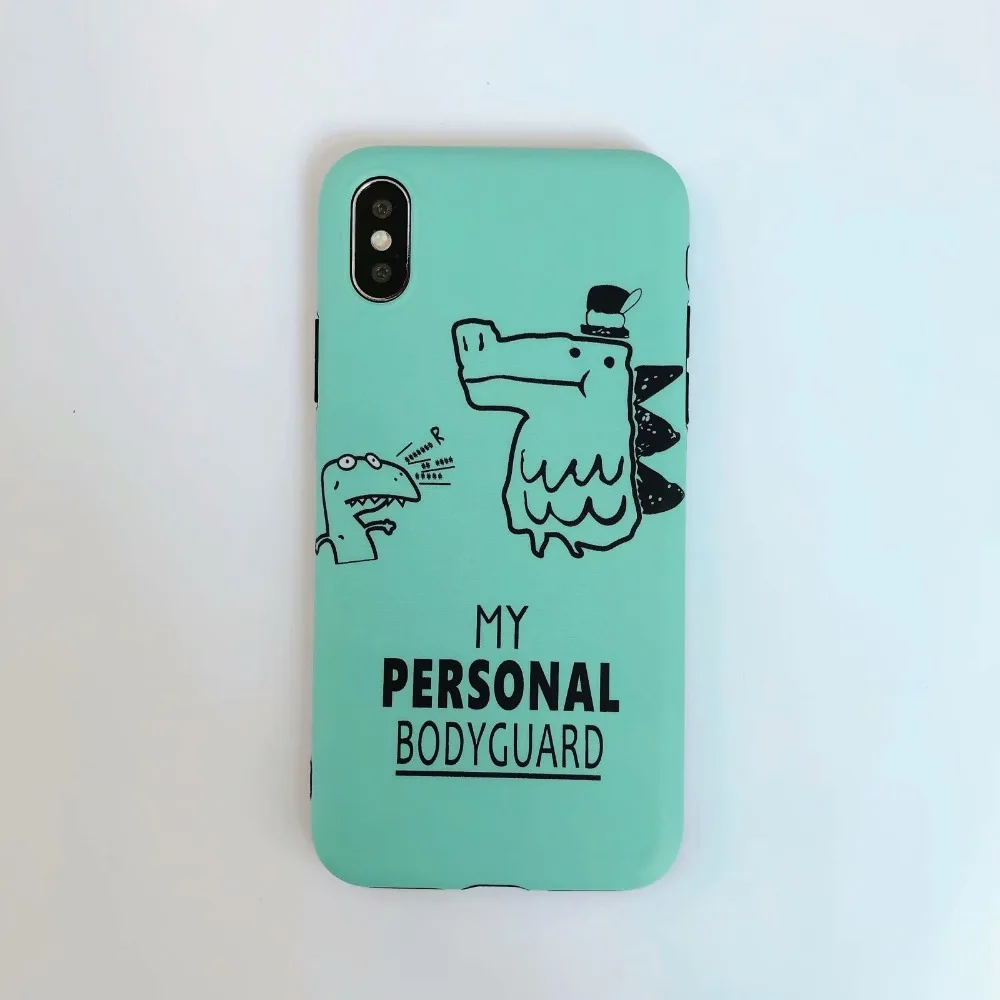 ORYKSZ милый мультфильм динозавра узор чехол для телефона iphone X Чехлы 6 S 7 8 плюс