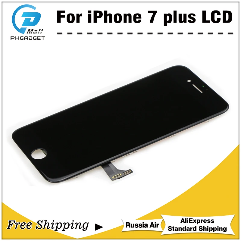 1 шт AAA Качество 3D Сенсорный экран для iPhone 7 7G plus 8 плюс ЖК-дисплей с цифрователем