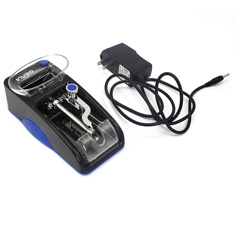 Blue US Plug Электрическая автоматическая сигаретная прокатная машина сигаретная трубка Автоматическая табачная машина роликовая машина ЕС США вилка - Цвет: Blue US Plug