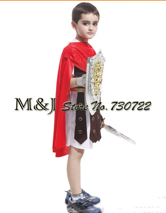 Бесплатная доставка! Одежда принца римских воинов костюм для костюмированной