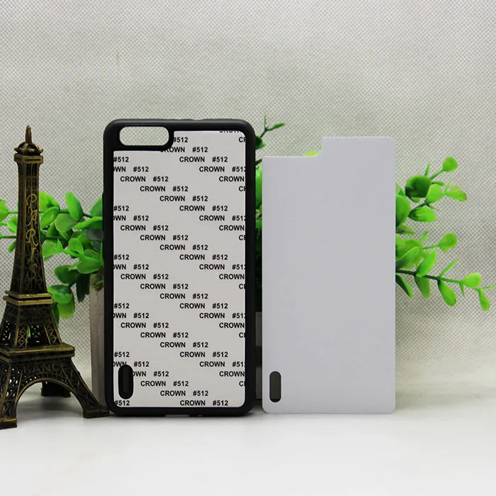 Wtsfwf DIY 2D сублимационная Резина TPU + PC пустой чехол для Huawei Honor 6 Plus с алюминиевыми