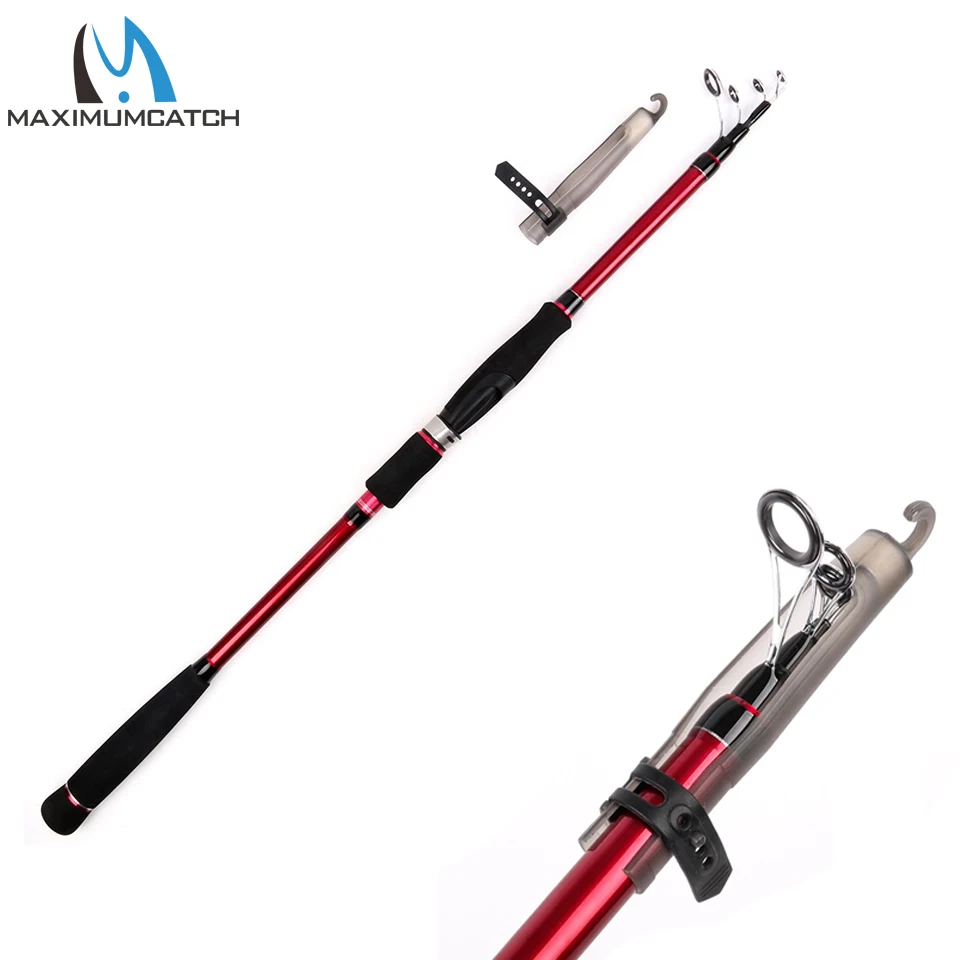 Телескопическое спиннинговое удилище Maximumcatch 2 1 м портативная дорожная Удочка из