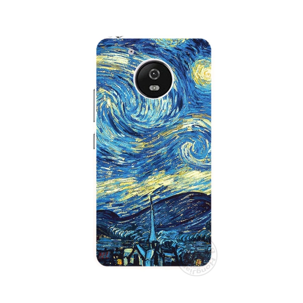 HAMEINUO Винсента Ван Гога Звездное небо Масло чехол для Motorola Moto G6 G5 G5S G4 PLAY PLUS ZUK Z2 pro - Цвет: 51019