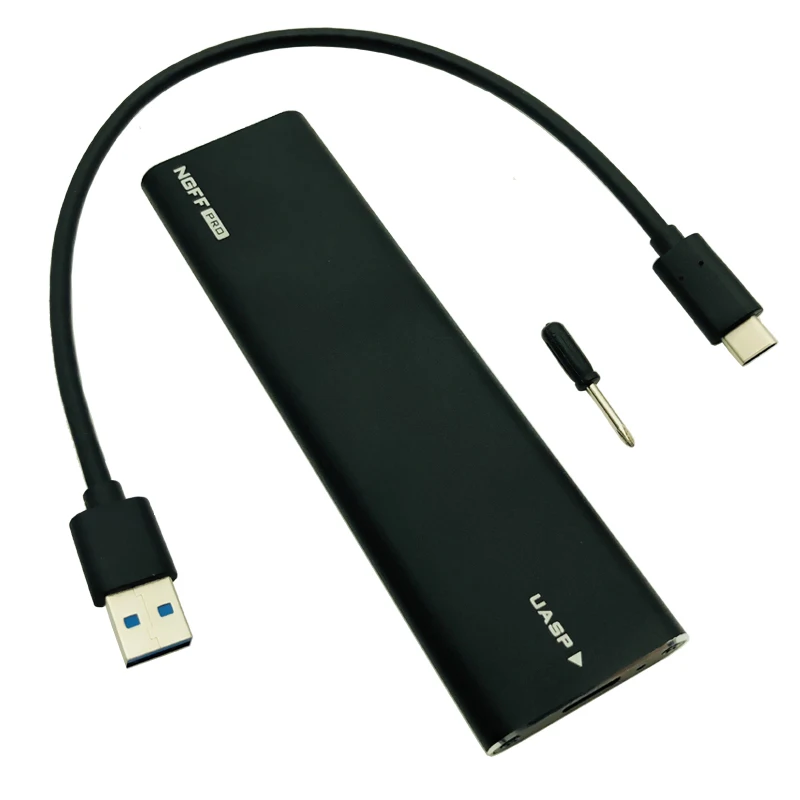 USB-C M.2 NGFF SSD корпус USB 3 1 Type-C GEN 2 M2 до 10 Гбит/с для 2242 2260 2280 жесткого диска B KEY Новинка |
