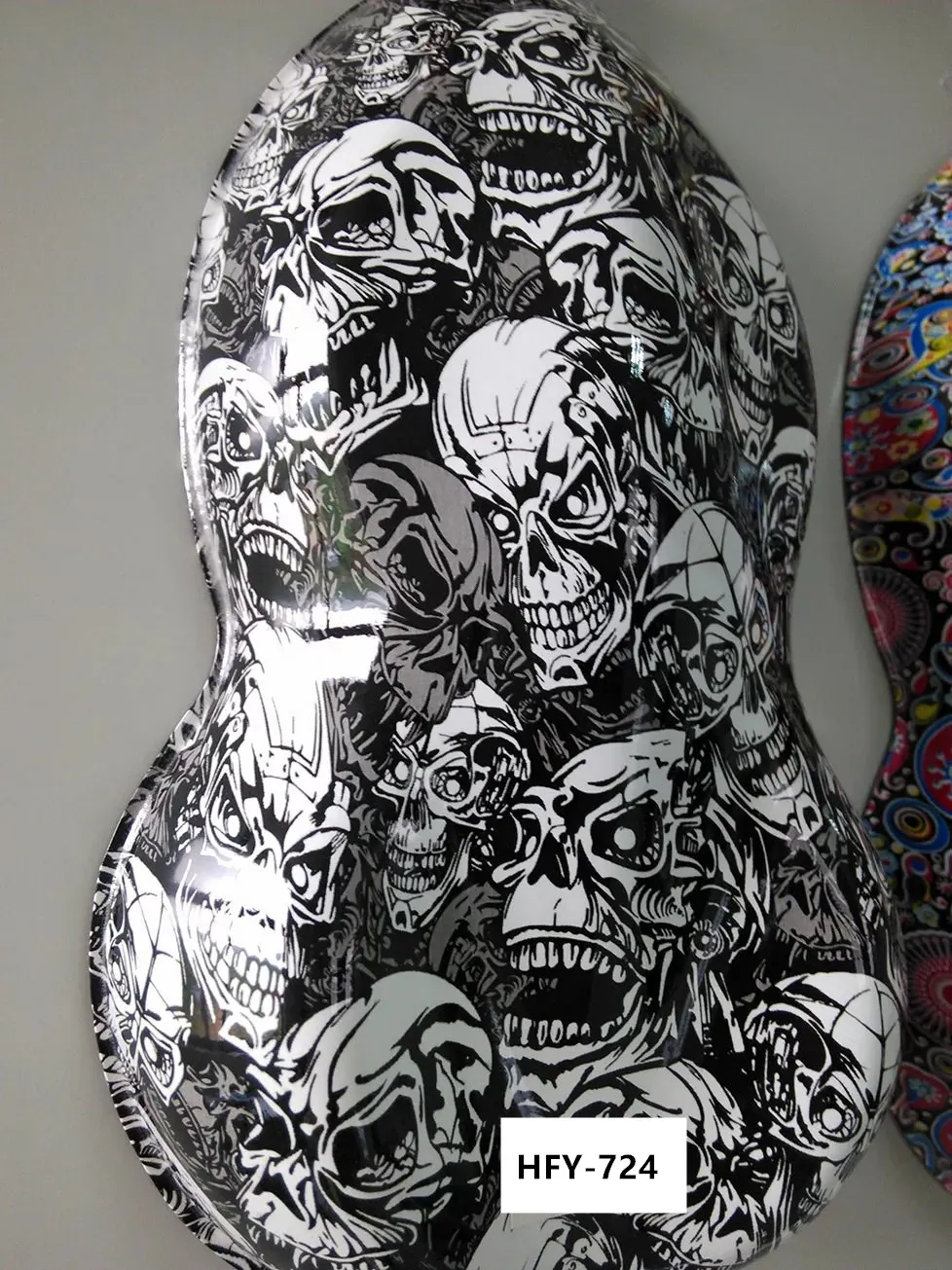 Высокого качества с рисунком черепа гидрографика гидрографическая пленка Аква