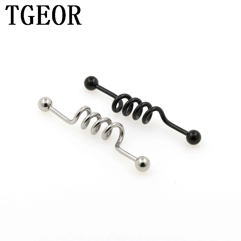 4 шт. хирургические петли из нержавеющей стали 14 г 30 шт.|industrial piercing|piercing wholesalewholesale