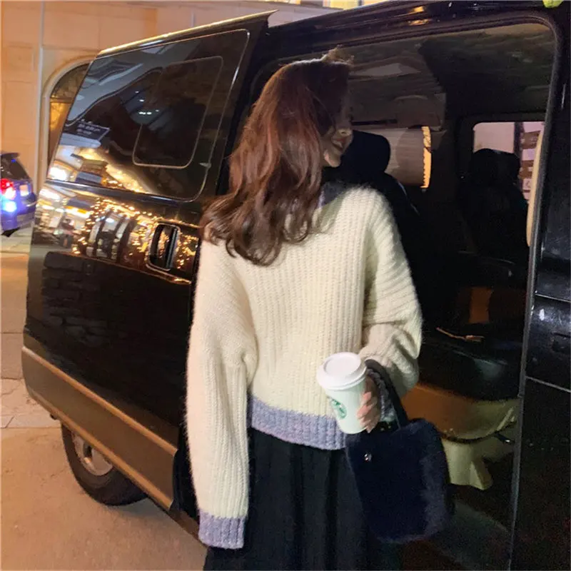 Alien Kitty New Winter Starry Sky Style High Quality Lazy Warm Sweater Sweet Outwear Pullover Fresh Elegant Stylish Free | Женская