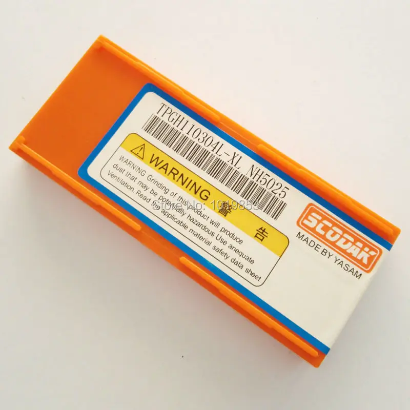 TPGH110304 L-XL NH5025 карбидные вставки для токарного держателя инструмента или