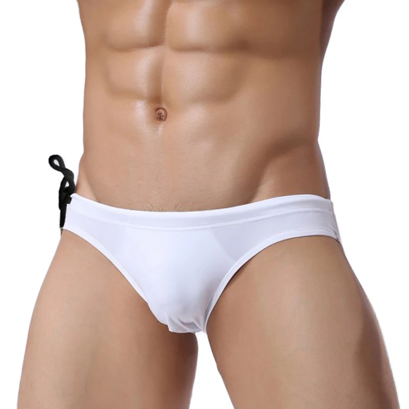 Плавание одежда Для мужчин сексуальные ming трусы Мужские Шорты для купания бикини