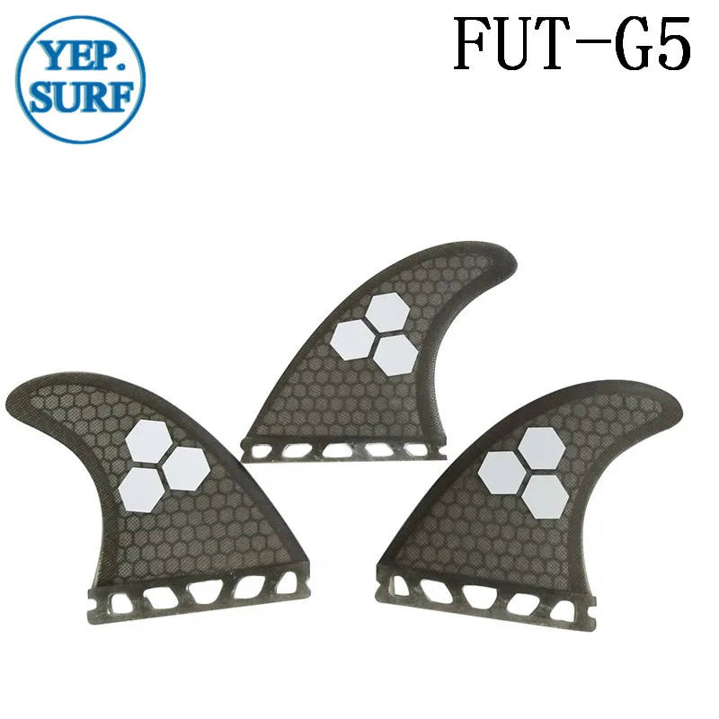 Future G5 Fin желтые сотовые плавники для серфинга будущее искусственное