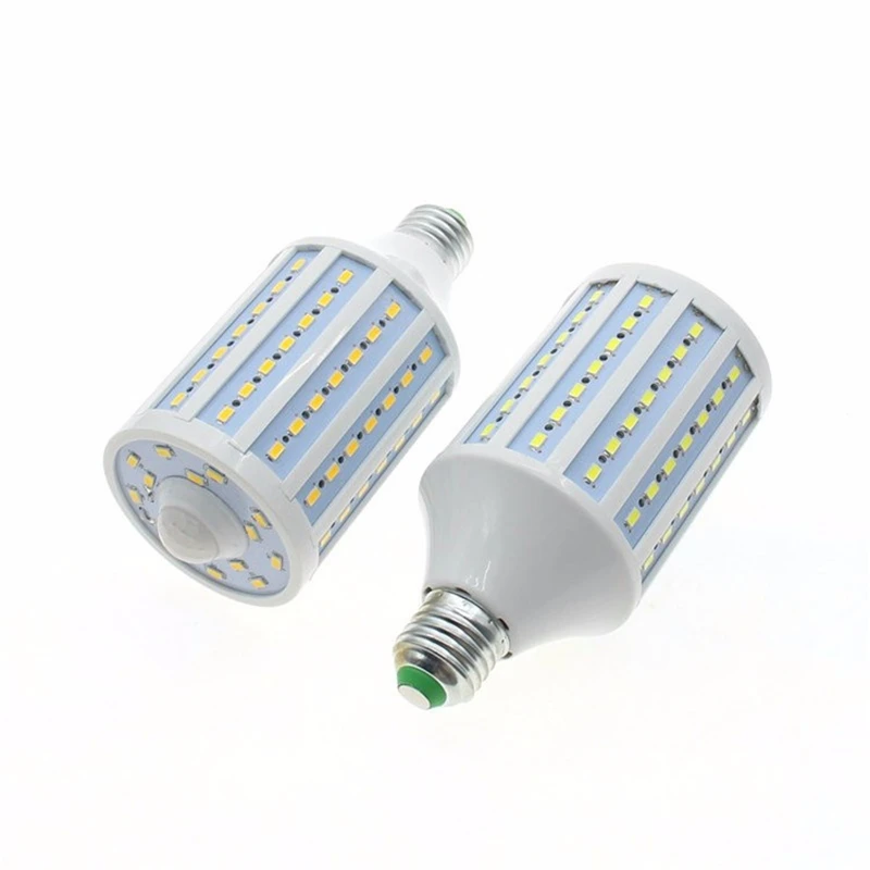 

E27 110 220V Auto PIR Motion Sensor Light Corn Bulb 20W 30W 35W 360 Degree Human Body Induction lamp movement de movimento night